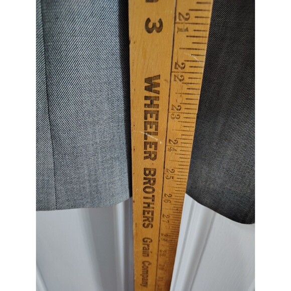 Banana Republic Grey Single Button Wool Blazer Size 8 Career Casual - Picture 4 of 6